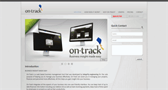 Desktop Screenshot of on-track.ws