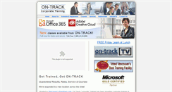 Desktop Screenshot of on-track.com