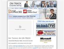 Tablet Screenshot of on-track.com